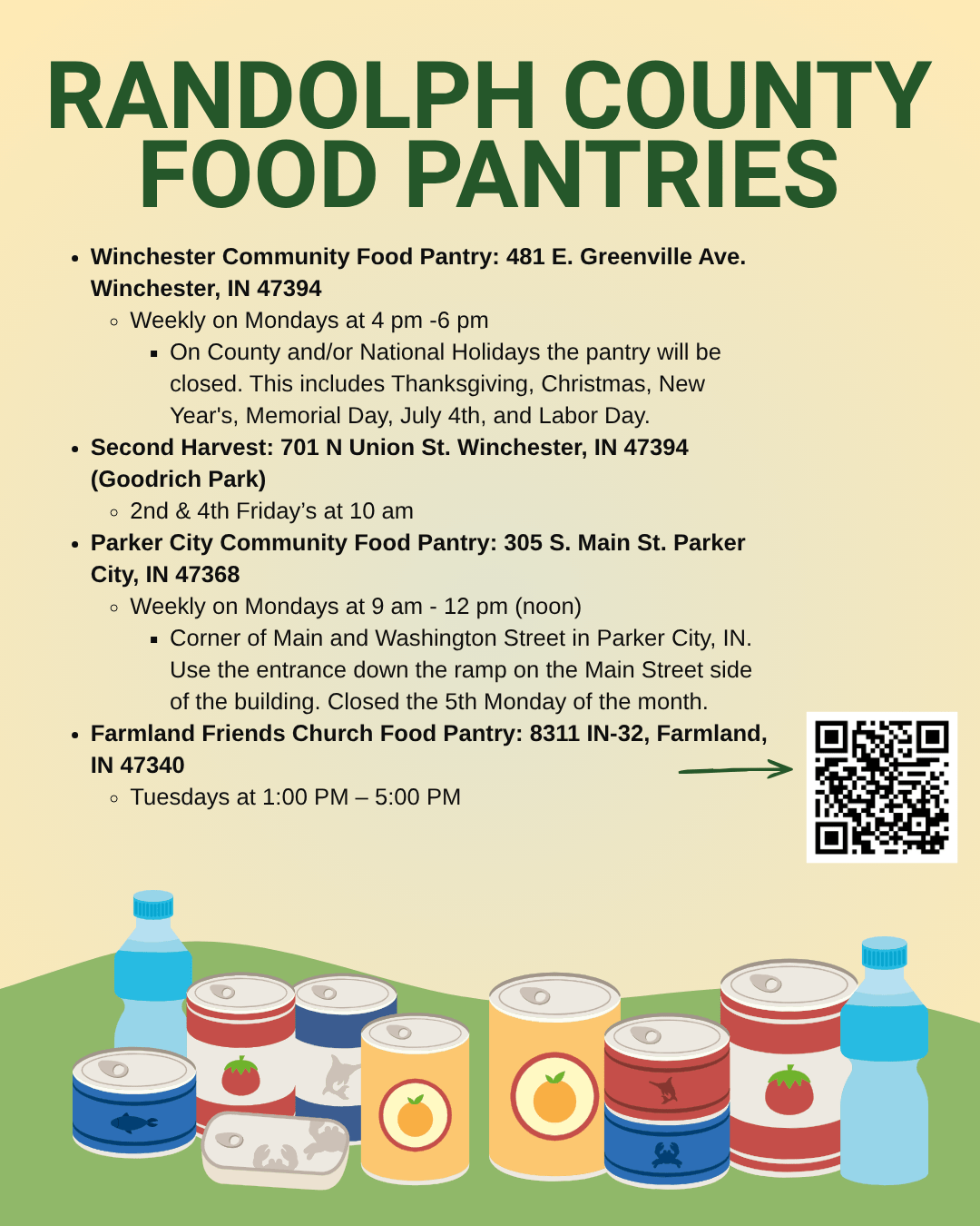 Randolph County Food Pantries 